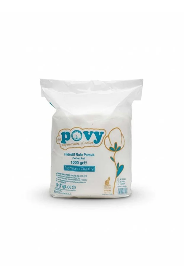 POVY Rulo Hidrofil Pamuk 1000gr